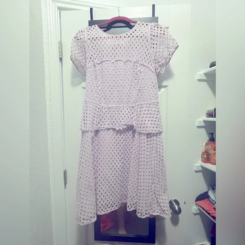 ๐ Purple peplum dress - Picture 2 of 2